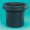 Integra Miltex Selkirk Corporation JSC7ASE 7 Inch  Supervent Stovepipe To Chimney Adaptor  Stainless Steel Painted Black 77790